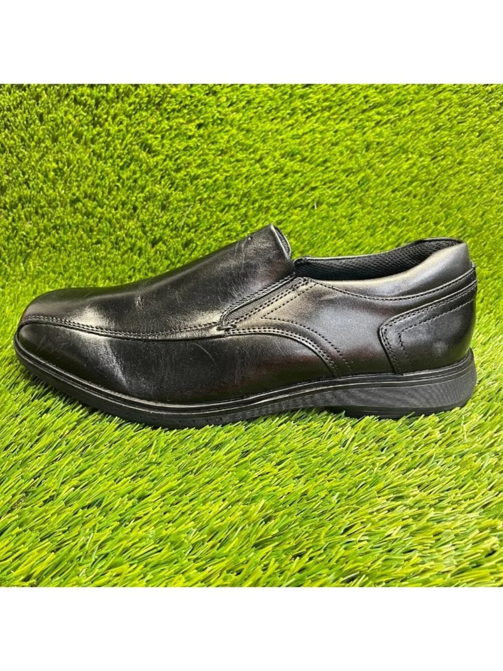 Nunn Bush Kore Pro Mens Size 8.5E Black Casual Classic Bicycle Toe Dress Shoes
